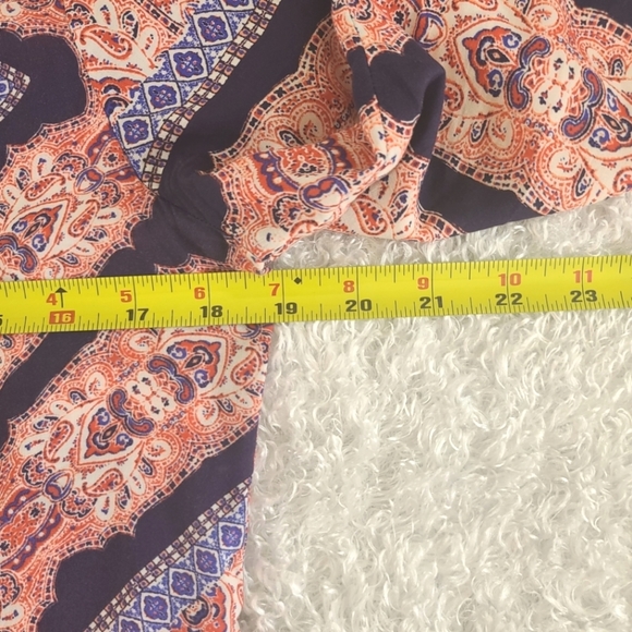 Lucky Brand Size Small Boho Patterned Button Up Blouse Top - Picture 6 of 7